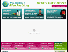 Tablet Screenshot of internetmarketinglimited.com